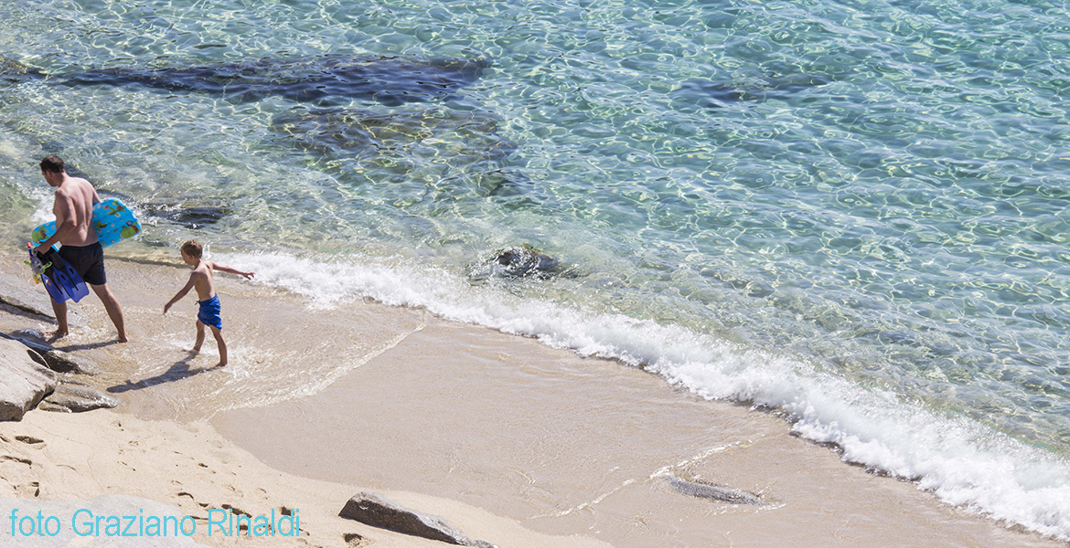 Klare Wasser am Cavoli auf der Insel Elba