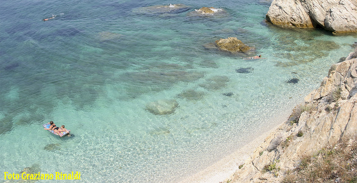 Strand von Sansone auf der Insel Elba