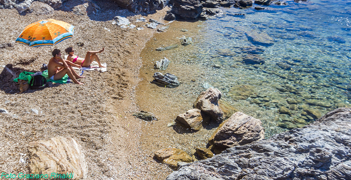 Der schöne Strand von Felciaio auf Insel Elba