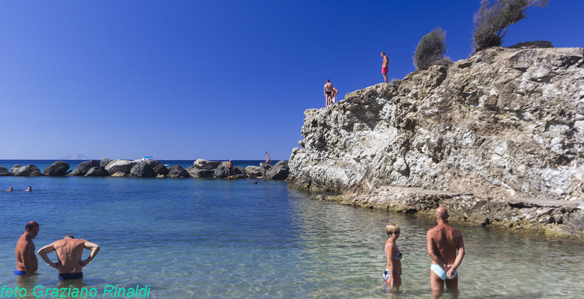 Der schöne Strand von Felciaio auf Insel Elba