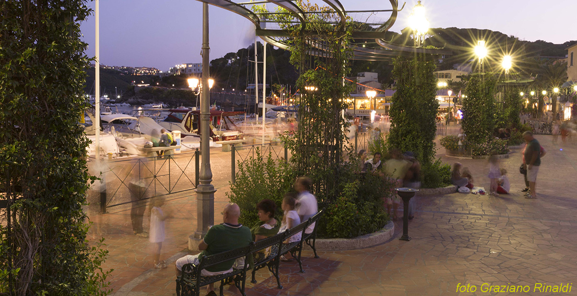 Insel Elba, Porto Azzurro, Italien, Toskana, Mittelmeer, Nacht, Sommer, Ferien